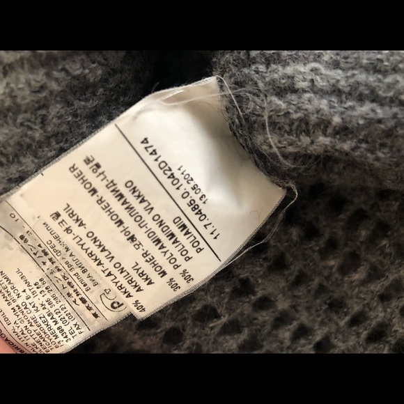 Grey Knit Sweater - Picture 4 of 6